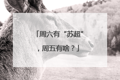 周六有“苏超”，周五有啥？
